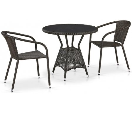 

Обеденный комплект Афина, Brown, T707ANS/Y137C-W53 2Pcs Brown