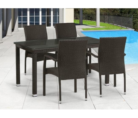 

Обеденный комплект Афина, Brown, T256A/Y379A-W53 Brown