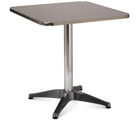 

Металлический стол Афина, Silver, LFT-3125A-60х60 Silver
