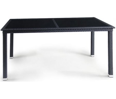 

Стол Афина, Black, из ротанга T246A-W5-160x90 Black