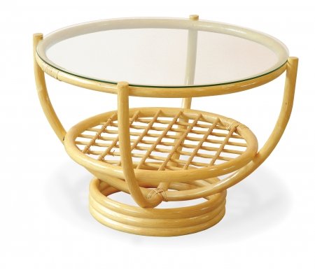 

Журнальный стол из ротанга Vinotti, Мед, Calamus Rotan