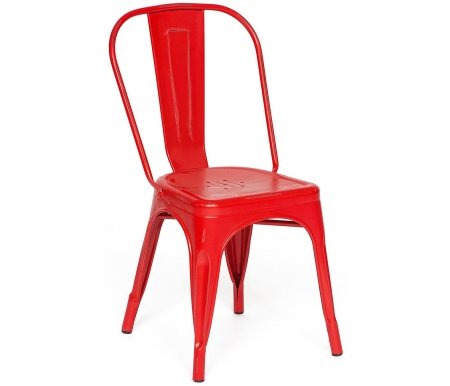 

Металлический стул Тетчер, Красный / red vintage, Secret De Maison Loft Chair mod. 012 красный / red vintage