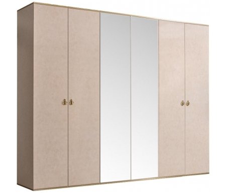 

Шкаф Ярцево, Латте / золото, Rimini РМШ1/6 латте / золото