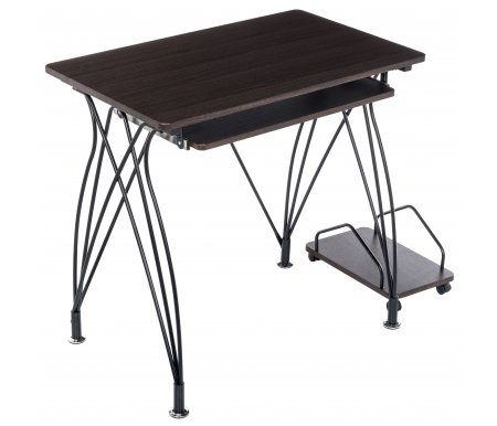 

Компьютерный стол Woodville, Black walnut / black, Kaster