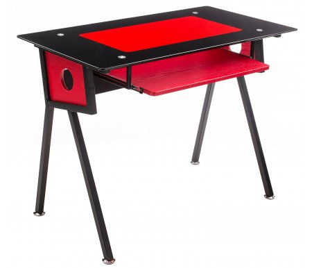 

Компьютерный стол Woodville, Rubin, Red grained / black