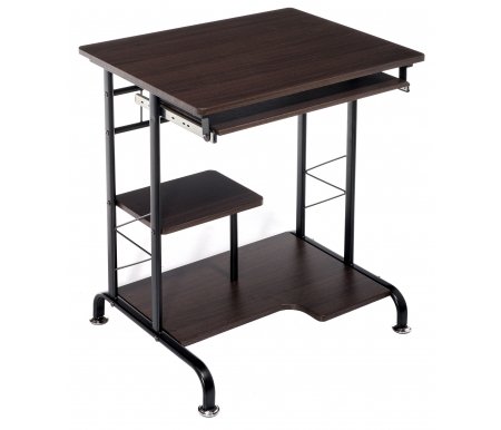

Компьютерный стол Woodville, Black walnut / black, Studio