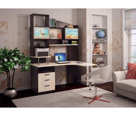 

Письменный стол МСТ, Венге / дуб савона / рисунок море, / Стол Капитан венге / дуб савона / рисунок море