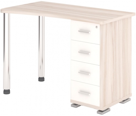 

Компьютерный стол Мэрдэс, Карамель / белый жемчуг, СКМ-50 левый