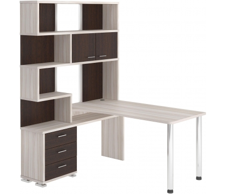 

Компьютерный стол Мэрдэс, Карамель - венге - карамель, СР-420 / 150 левый