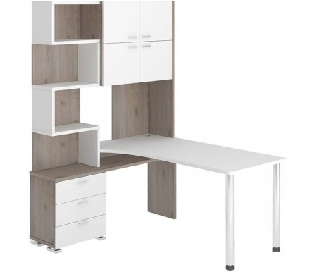 

Компьютерный стол Мэрдэс, Нельсон - белый - белый, СР-500М / 160 левый