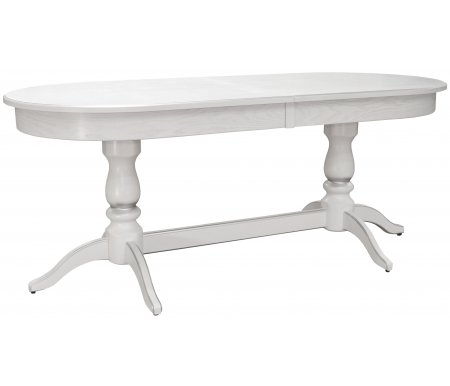 

Деревянный стол Мебелик, Белый / серебро, Тарун 5 190 белый / серебро