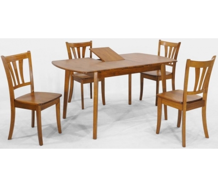 

Обеденная группа Тетчер, Rustic oak, стул Iglesias и стол Roberto rustic oak