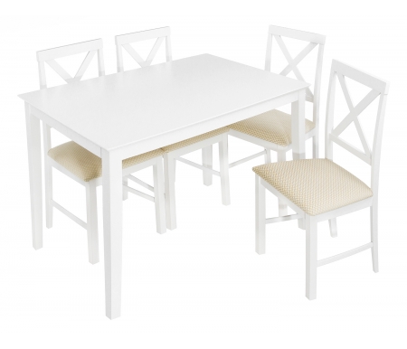 

Обеденная группа Тетчер, Ivory white, Hudson (Хадсон) Ivory white