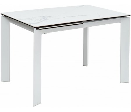 

Стеклянный стол Мебель Малайзии, High gloss statuario / керамика / белый каркас, Corner 120 high gloss statuario керамика / белый каркас