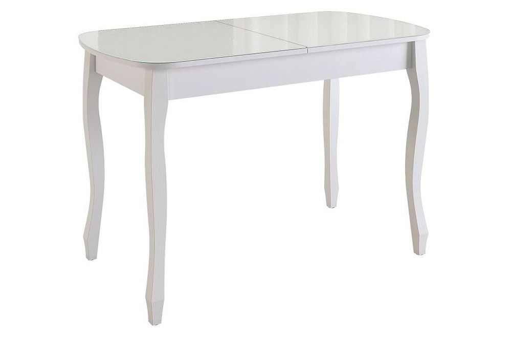 Стеклянный стол Экстра 2 белый / белый — купить в Москве по цене 14 090 руб.