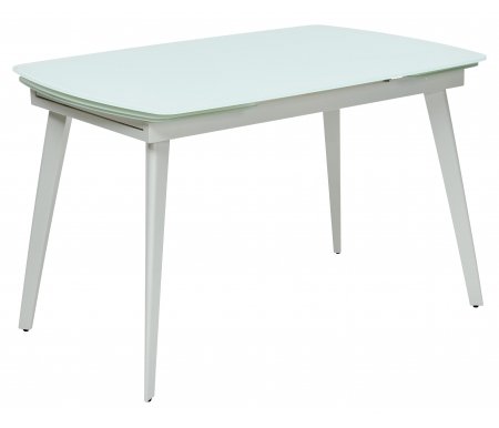 

Стеклянный стол Мебель Малайзии, Frosted super white glass / white, Eliot 120