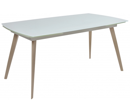 

Стеклянный стол Мебель Малайзии, Super white glass / wood, Eliot