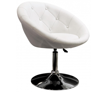 

Барный стул Caffe Collezione, Olovo T-834 white leather