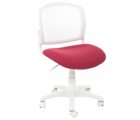 

Компьютерное кресло Бюрократ, Бюрократ CH-W296NX / 26-31 белое / розовое, Белый / розовый