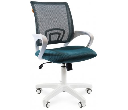 

Компьютерное кресло Chairman, Chairman 696 белый пластик TW-18 / TW-03 зелёное