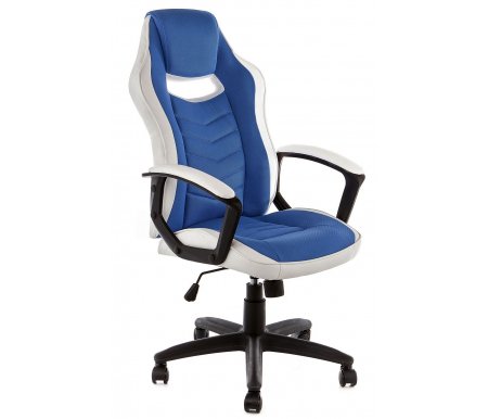 

Компьютерное кресло Woodville, Light blue / white, Gamer белое / синее