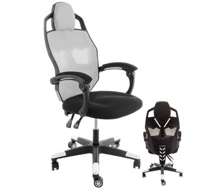 

Компьютерное кресло Woodville, Black plastic / black / grey, Knight черное / серое