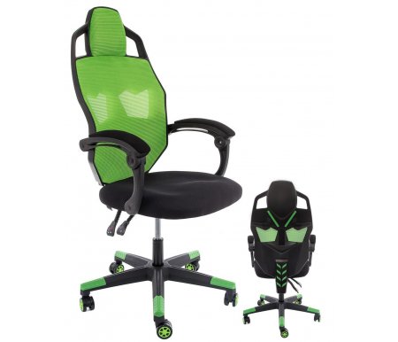 

Компьютерное кресло Woodville, Black plastic / black / normal green, Knight черное / зеленое