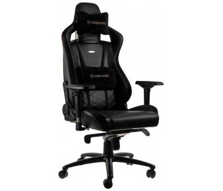 

Компьютерное кресло Ak racing, Black / gold, Noblechairs Epic pu leather black / gold