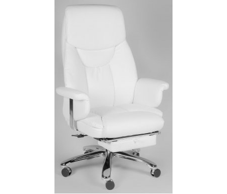 

Компьютерное кресло Norden, White сталь хром / экокожа белая, Парламент white H-2021-86 сталь хром / экокожа белая