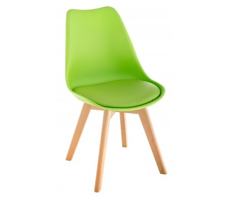 

Пластиковый стул Woodville, Green / wooden leg, Bonus дерево / зеленый