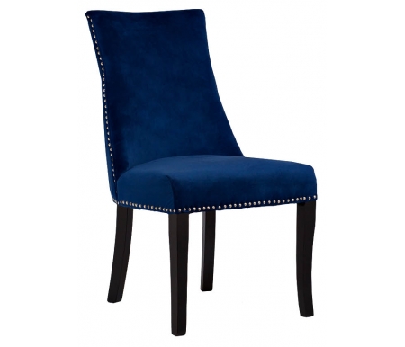 Стул деревянный Garda Decor 24YJ-8058-07367 56 х 64 х 96 см велюр синий