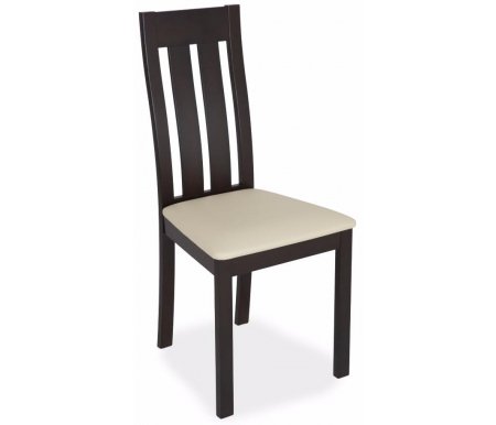 

Деревянный стул Бентли, Dark walnut - beige (pvc312), Sam