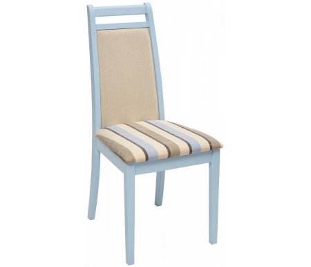 Стул деревянный Мебель Малайзии TS Pisalo blue / fabric f7-8 / 7 (pl-sc3)
