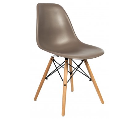 

Пластиковый стул Стул Груп, Темно-серый, Eames темно-серый / деревянный каркас