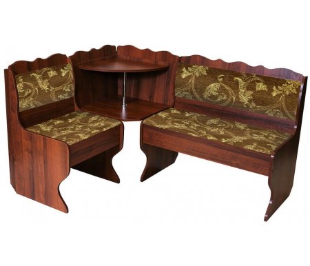 

Кухонный уголок Мальта, Средний орех / гобелен 02, 37А средний орех / гобелен 02