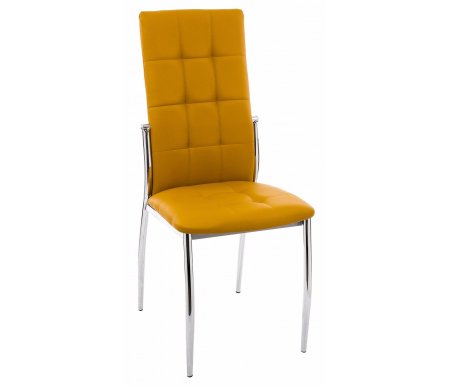 

Стул Woodville, Farini желтый, Yellow / chrome