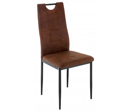 

Стул на металлокаркасе Woodville, Hant коричневый, Brown / black