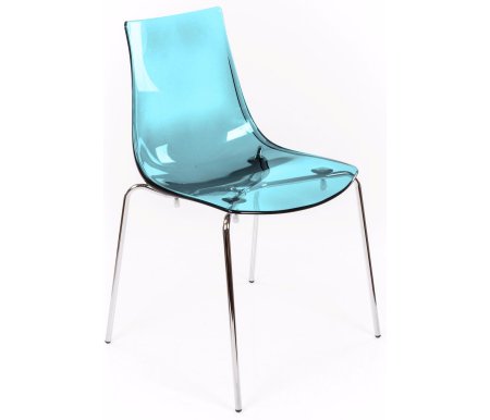 

Стул на металлокаркасе Connubia&Calligaris, LED-I аквамариновый прозрачный