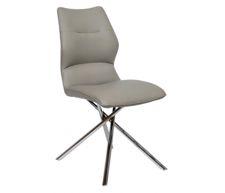 Стул Garda Decor на металлокаркасе 45EX-C4885GR 47,5 х 62,5х 92 см серый