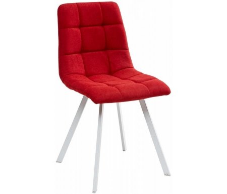 

Стул на металлокаркасе Мебель Малайзии, Красный / белый каркас, Chilli Square UF860-16B красный / белый каркас