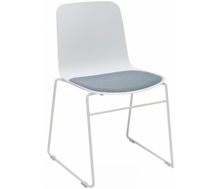 

Стул на металлокаркасе Мебель Малайзии, White / blue, Cool F10D white - blue
