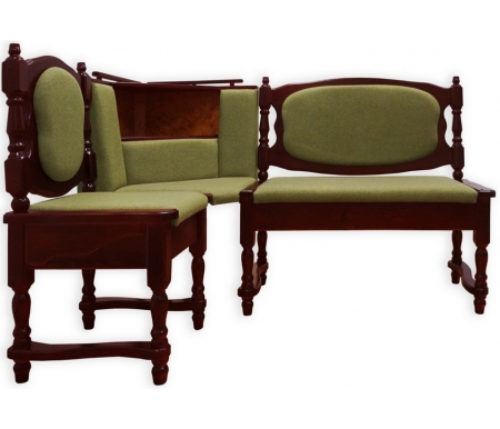 

Кухонный уголок Шале, Клен / shaggy green, Картрайд 110*160 левый (7) клен / shaggy green