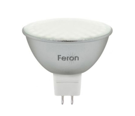 

Лампа светодиодная Feron, GU5.3 230В 7Вт 2700K LB-26 25235
