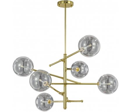 

Люстра Mak-interior, на штанге Different WTL1070-6GD-CL