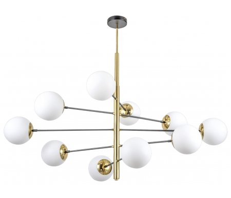 

Люстра Mak-interior, на штанге Direct WTL1060-10GD