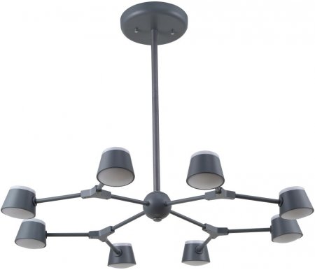 

Люстра Crystal Lux, на штанге MADRID SP8 GRAY