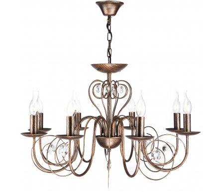 

Подвесная люстра Eurosvet, 60018/8 черный с золотом