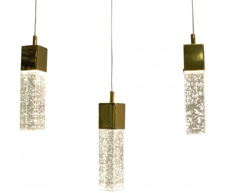 

Подвесная люстра Kink Light, Аква 08510-3AS,33(3000K)