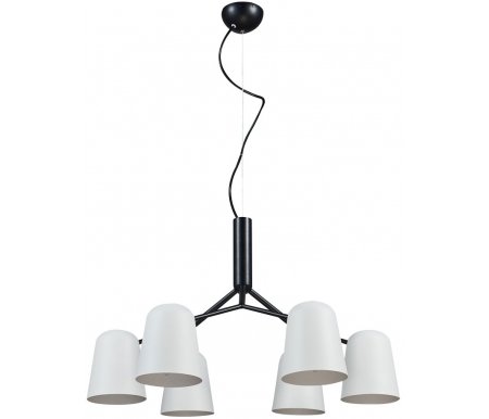 

Подвесная люстра Crystal Lux, ENRIQUE SP6 BLACK/WHITE
