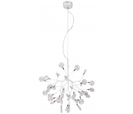 

Подвесная люстра Crystal Lux, EVITA SP36 WHITE/TRANSPARENT